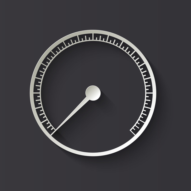 Speedometer icon. Vector design - Wektor, obraz