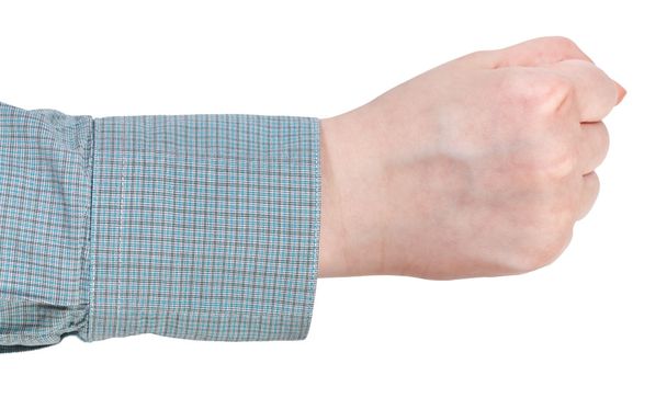 side view of fist - hand gesture - Foto, Bild
