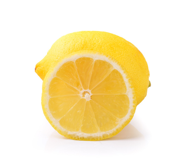 λεμόνι απομονωμένο σε λευκό φόντο - Φωτογραφία, εικόνα