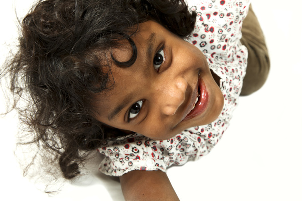 Portrait of little Indian girl - Fotoğraf, Görsel