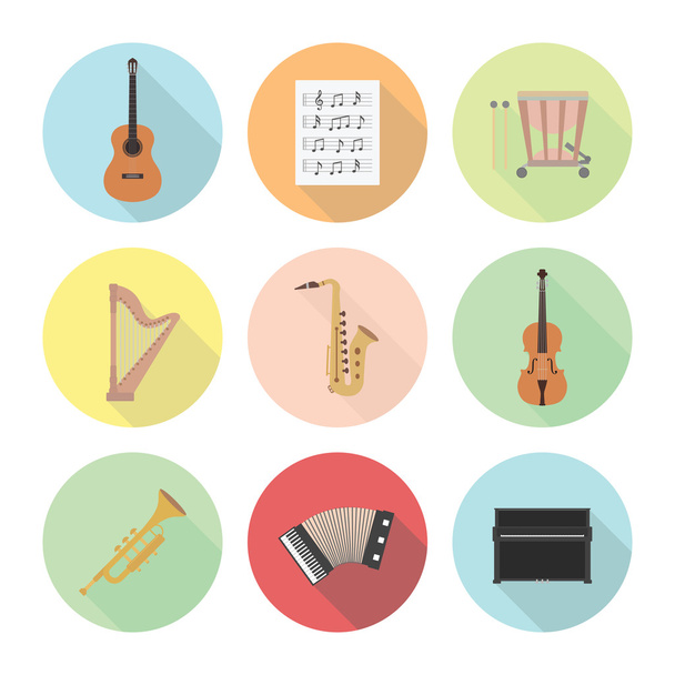 Music icon - Vector, Image