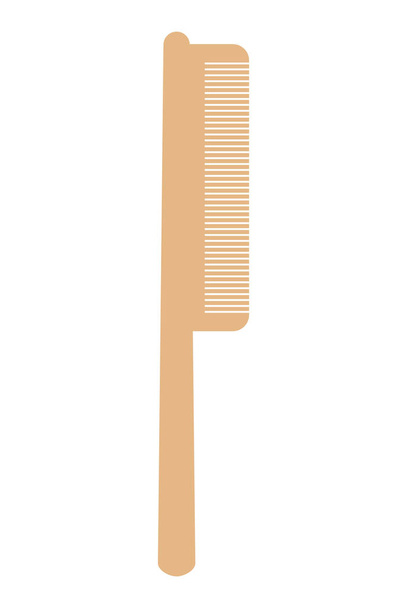 деревянная расческа - Вектор,изображение