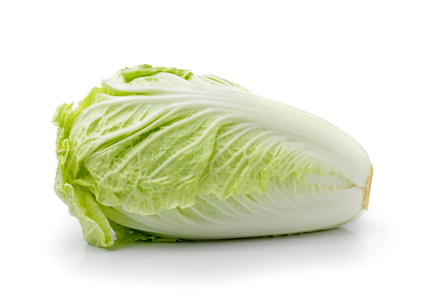 chinese cabbage  Isolated on a white background - Фото, зображення