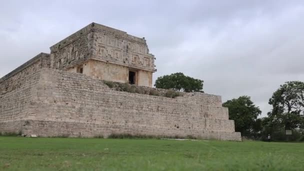 Uxmal Mayan rauniot Meksikossa. - Materiaali, video