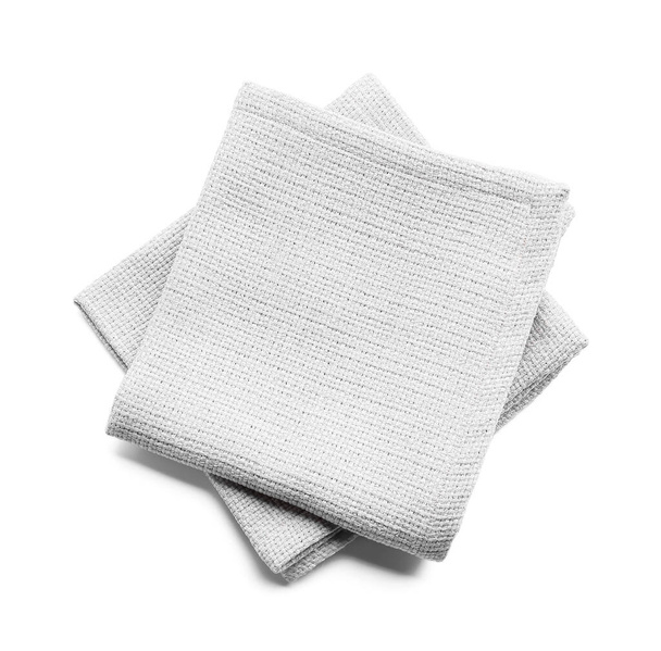Textilní ubrousky na bílém pozadí - Fotografie, Obrázek