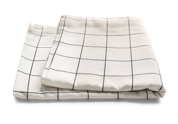 Textilní ubrousek na bílém pozadí - Fotografie, Obrázek
