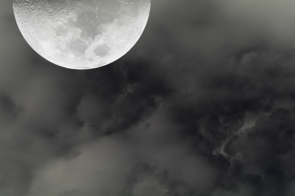 Luna abstracta vista de fondo, concepto de planeta  - Foto, Imagen