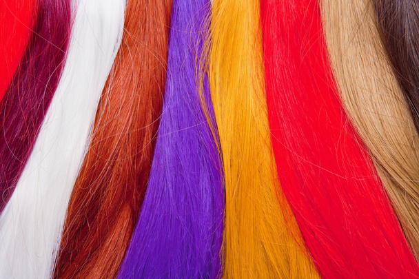 Artificial Hair Used for Production of Wigs  - Foto, Imagen