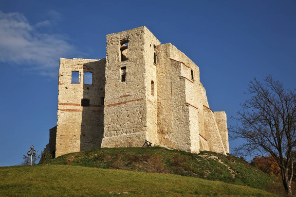 Castle ruins in Kazimierz Dolny. Poland - Fotografie, Obrázek