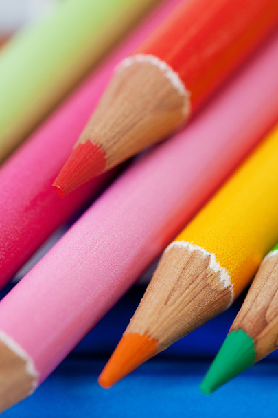 banda barevné školních uměleckých tužek - Fotografie, Obrázek