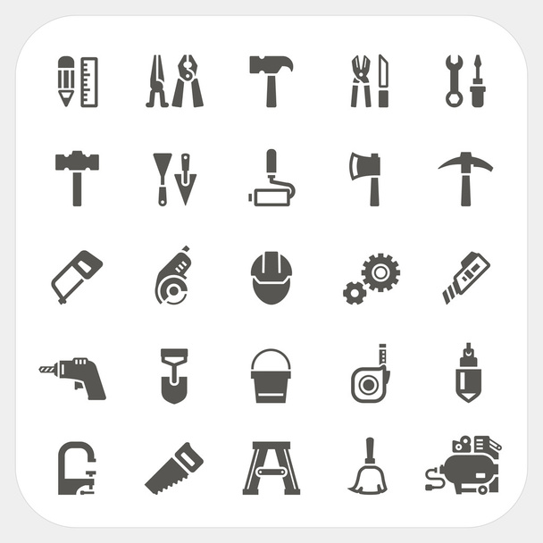 Tool icons set - Vector, Image