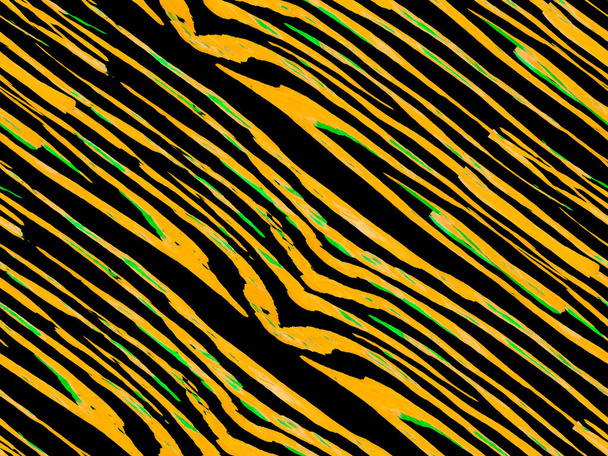Aquarell Camouflage Design. Abstrakte Safari-Fliese. Zebra Skin Print. Animal Camouflage Hintergrund. Afrikanisches Muster. Streifen Nahtloses Muster. Geometrische Tiertextur. Goldgelb - Foto, Bild