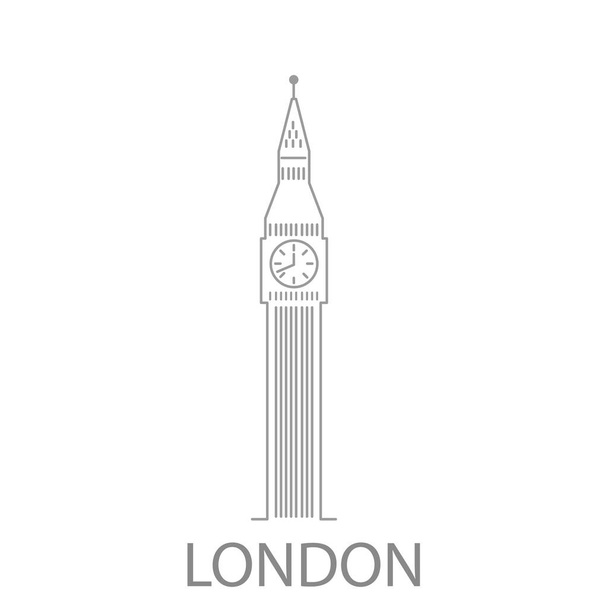 Історична пам'ятка Лондона - Вектор, зображення