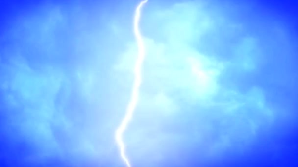 Lightning Strikes 4K - приголомшлива блискавка в штормі та хмарах на синьому матовому екрані - 3D безшовна петля анімації. Небо шторми з блискавкою і громом
. - Кадри, відео