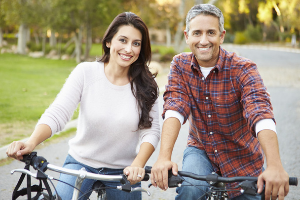 Couple On Cycle Ride In Countryside - Photo, Image