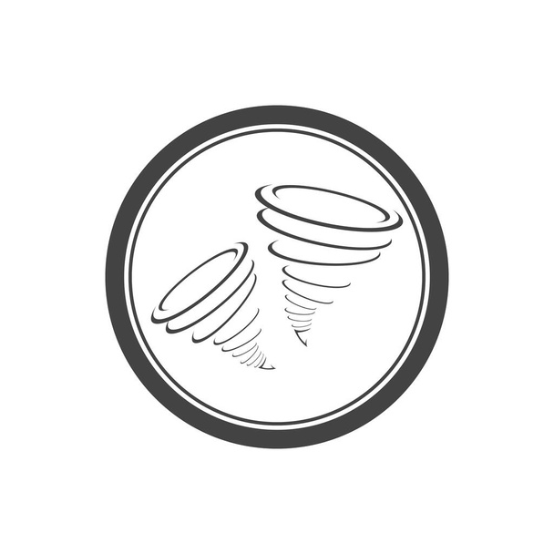 twister logotipo símbolo vetor ilustração design modelo - Vetor, Imagem