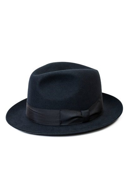 Chapeau noir pour homme isolé sur fond blanc
 - Photo, image