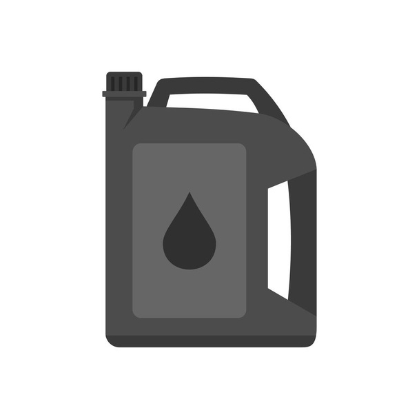 Motor oil icon flat isolated vector - Vector, Image