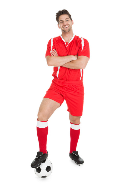Player With  Soccer Ball - Fotografie, Obrázek