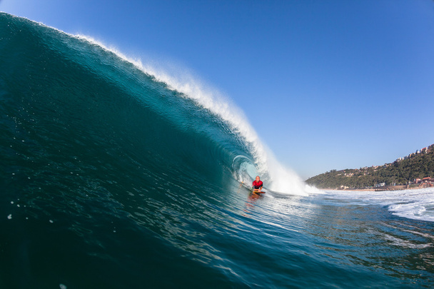 surfing ciała granicy Błękitna fala woda zbliżenie - Zdjęcie, obraz
