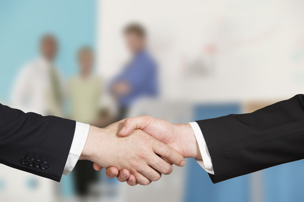 Business handshake e pessoas de negócios - Foto, Imagem