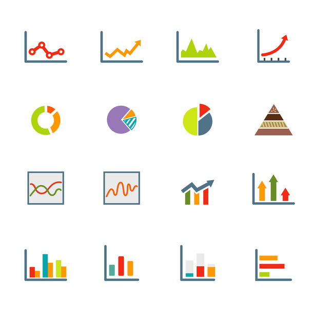 infographics icons vector eps10 - ベクター画像