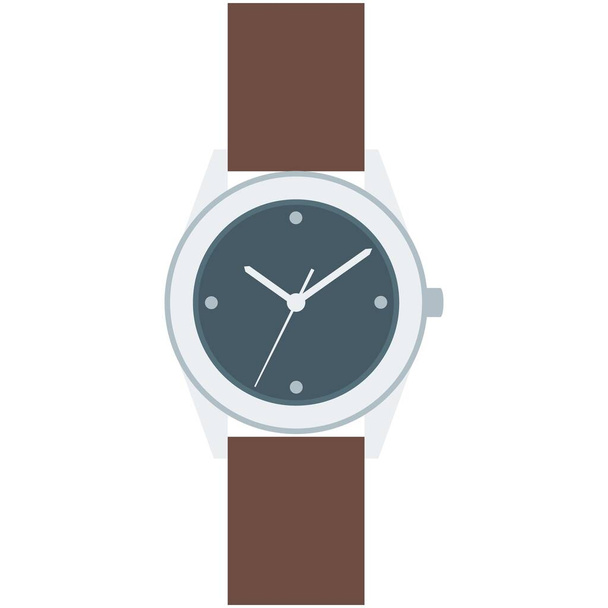 Vector wrist watch icon illustration isolated on white - Vetor, Imagem