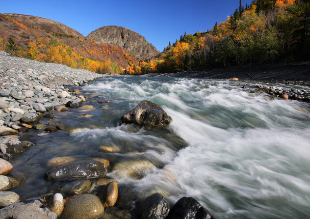 Tahltan River in Northern British Columbia - Photo, image