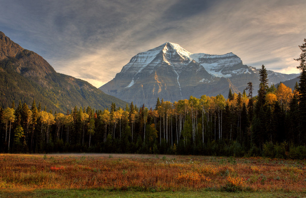 Mont Robson en automne
 - Photo, image