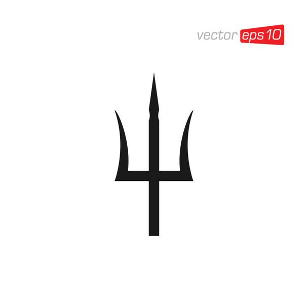 Trident Icon Logo Design Vector - Vector, Image