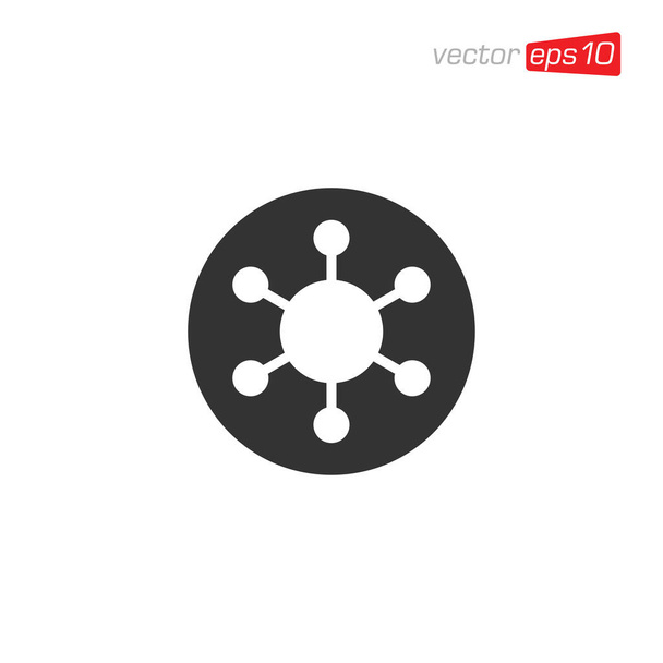 Virus and Bacteria Icon Logo Design Vector - Vector, Image