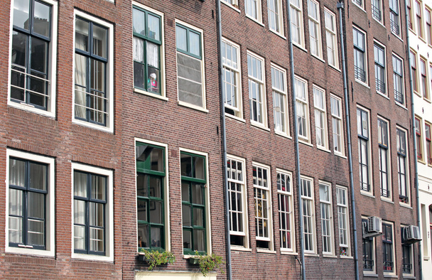 Typical architecture in Amsterdam, Netherlands - Zdjęcie, obraz