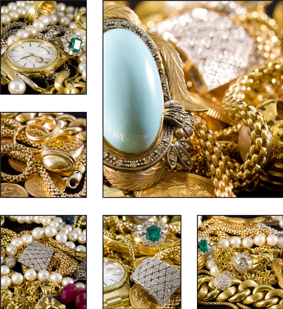 gouden juwelen - Foto, afbeelding