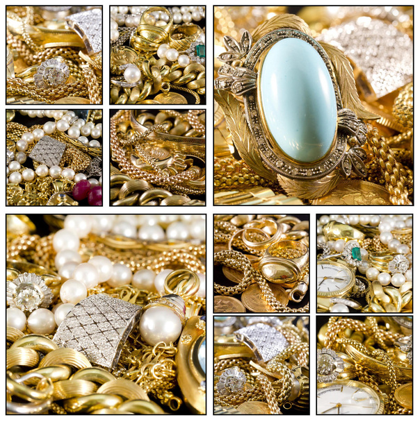 zlaté šperky - Fotografie, Obrázek