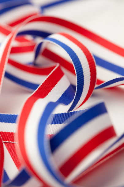 Red White and Blue Ribbon - Foto, afbeelding