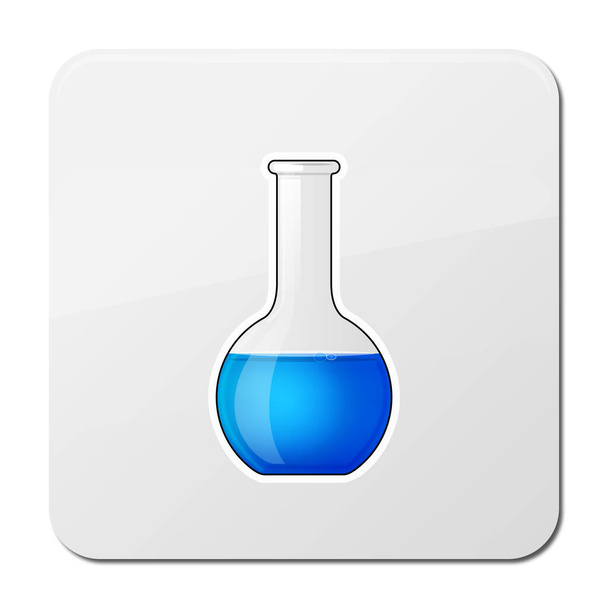 Icono del laboratorio. Ilustración de elementos simples. Plantilla de diseño de símbolo de laboratorio. Puede ser utilizado para la interfaz de usuario web y móvil. - Foto, Imagen