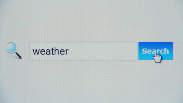 Wetter - Browser-Suchanfrage - Filmmaterial, Video