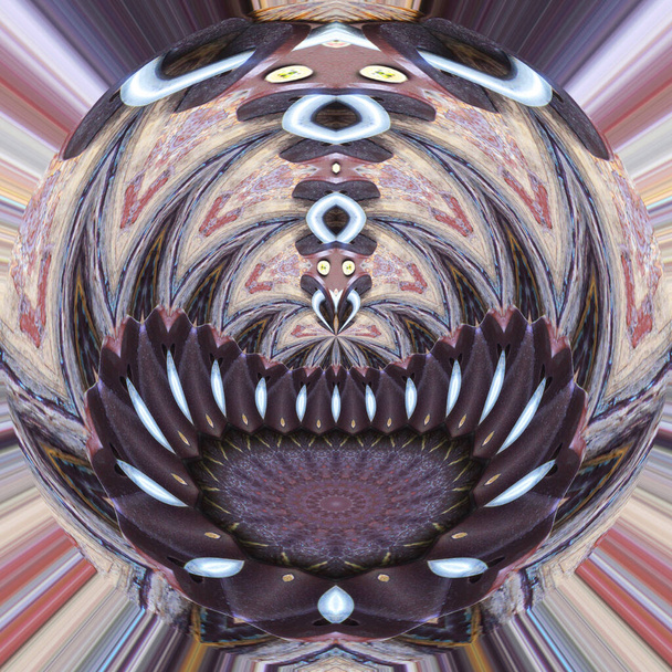 abstract kaleidoscopic shape mystic esoteric background  - Photo, Image