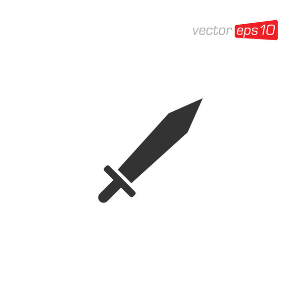 Espada Icono Diseño Vector Ilustración - Vector, Imagen