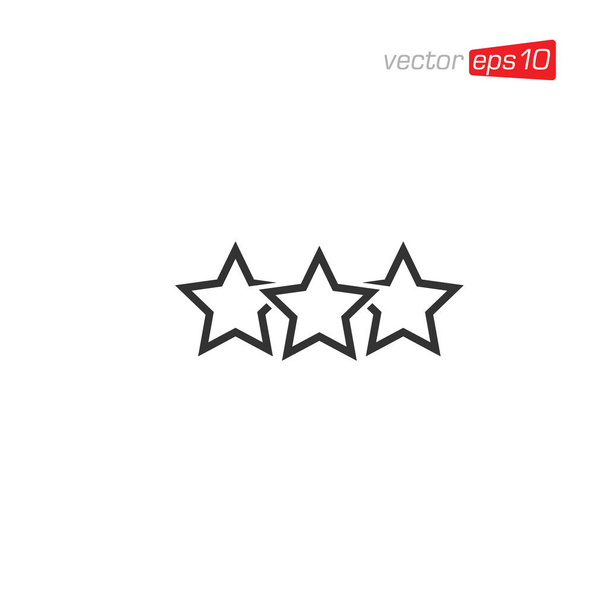 Modèle vectoriel de conception d'icône d'étoile - Vecteur, image