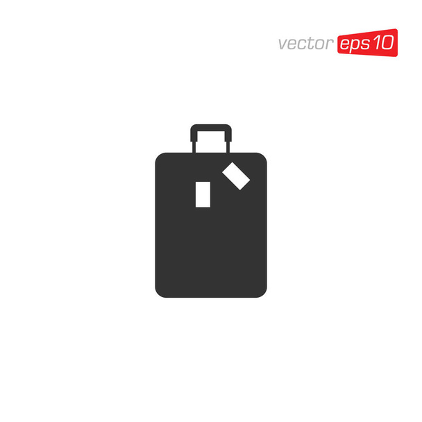 Bőrönd és táska ikon tervezési vektor - Vektor, kép