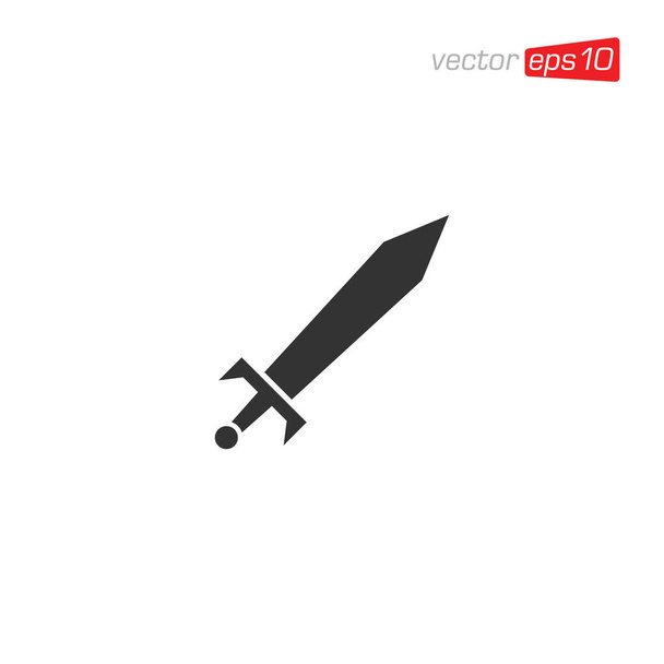 Espada Icono Diseño Vector Ilustración - Vector, Imagen