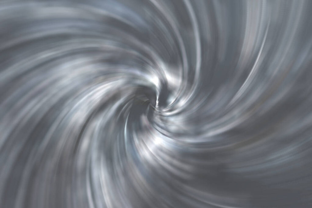 Vórtice espiral cinza suave desfocado fundo gradiente abstrato - Foto, Imagem
