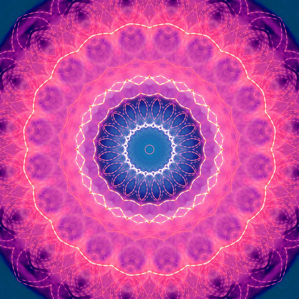 Colorful abstract background. Fantasy mandala concept - Photo, Image