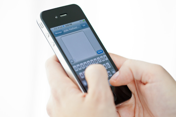 Smart Phone Texting - Foto, Imagem