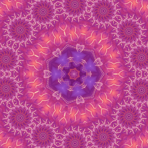 Colorful abstract background. Fantasy mandala concept - Foto, Imagem
