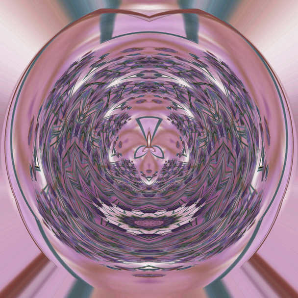 αφηρημένο καλειδοσκοπικό σχήμα μυστικιστικό εσωτερικό υπόβαθρο  - Φωτογραφία, εικόνα
