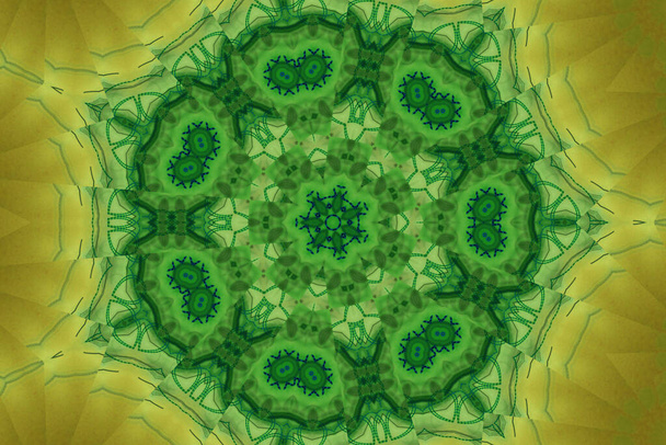 mandala lilas abstrait avec motif floral cercle - Photo, image