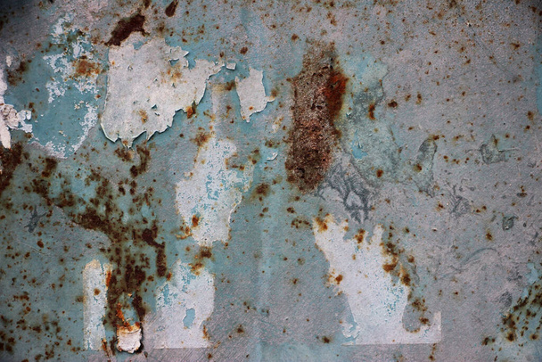 viejo oxidado pared fondo vista  - Foto, imagen