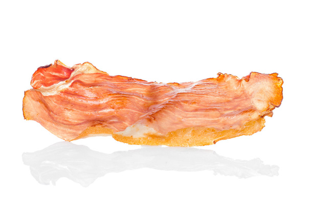 Bacon primo piano isolato su sfondo bianco
 - Foto, immagini